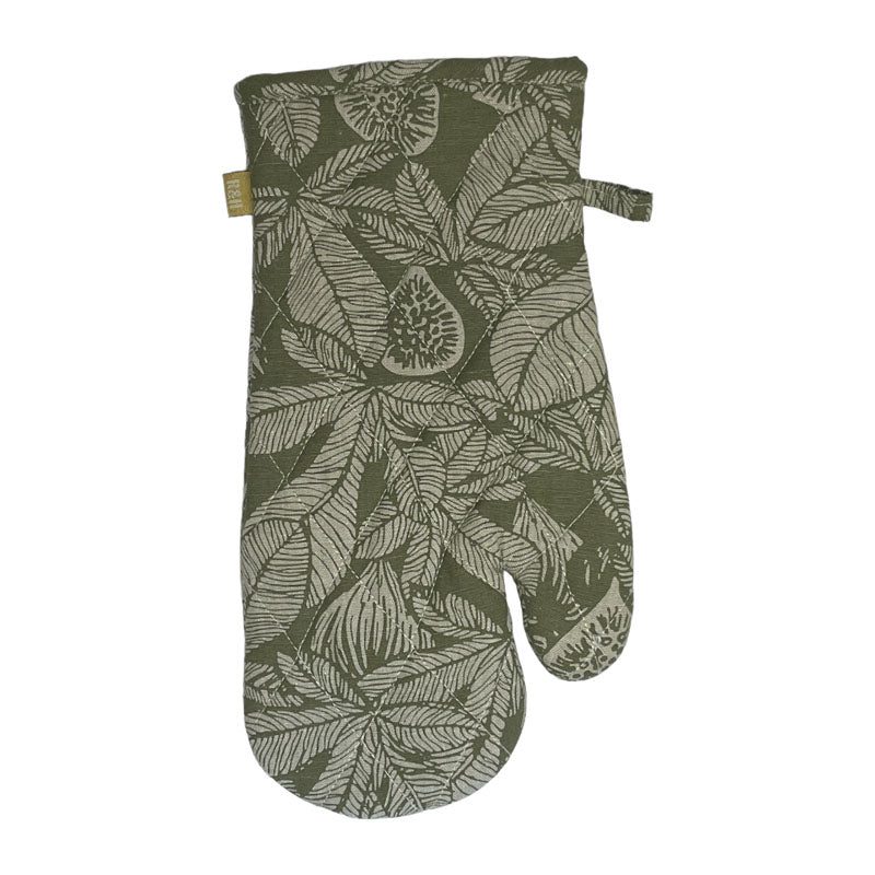Gauntlet - Raine & Humble - Recycled Single Oven Glove - Burnt Olive - Fig Tree