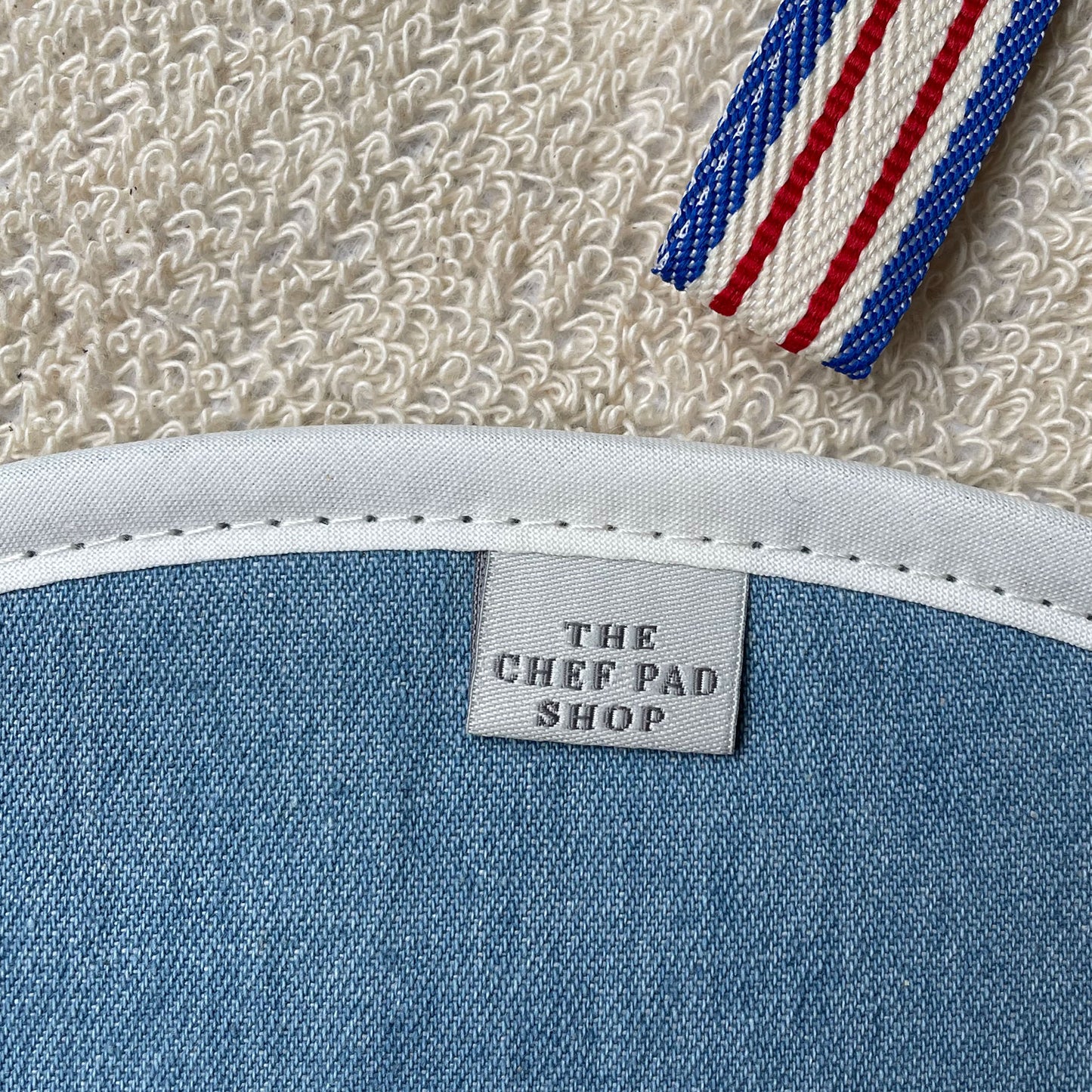 Chef Pad - Aga - The Chef Pad Shop - Light Denim Chef Pad for use with Aga range cookers