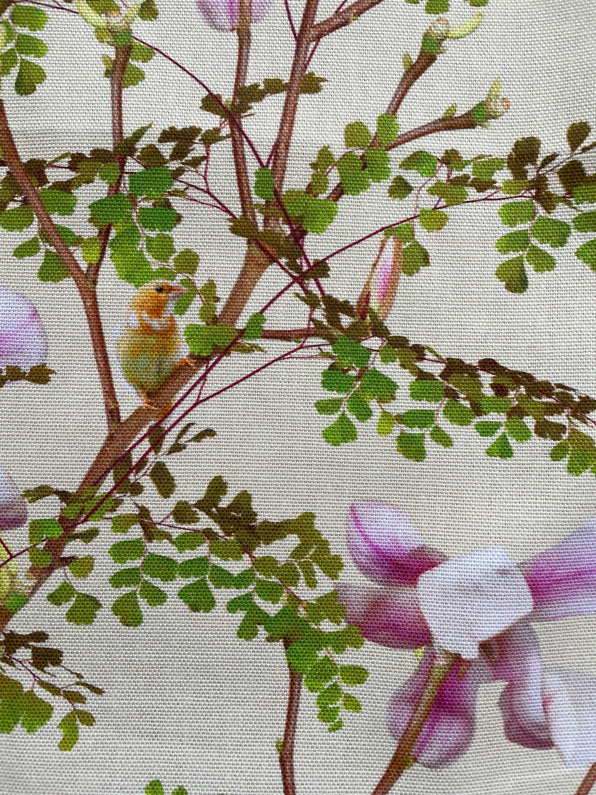 Tea Towel - Michael Angove - Michael Angove Tea towel - Magnolia Blossoms