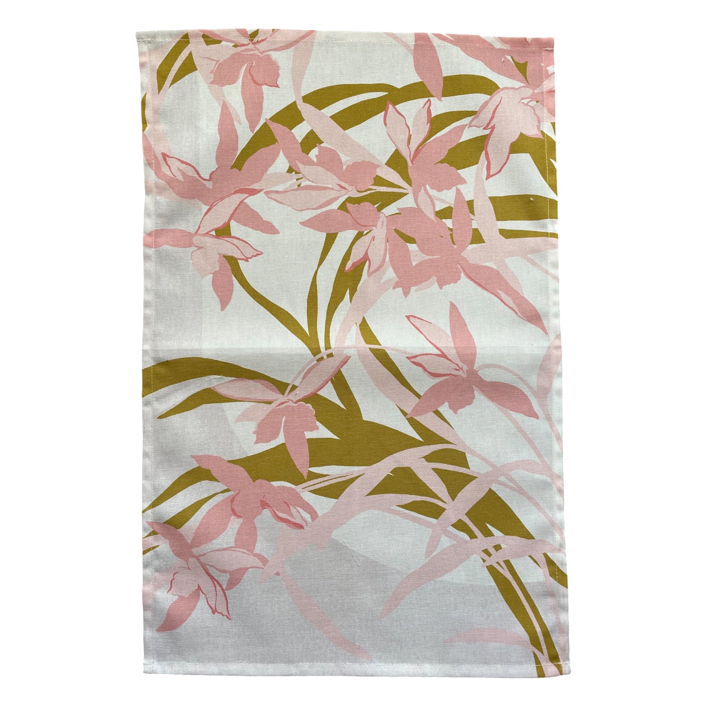 Tea Towel - Oravska - Oravska Tea Towel in Pink Orchid Print