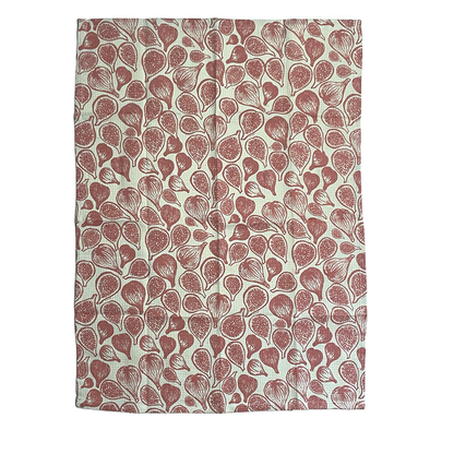 Tea Towel - Raine & Humble - Fig Tree in Dawn Rose Two Pack Tea Towels - Recycled Cotton