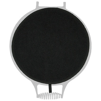 Chef Pad - Aga - The Chef Pad Shop - Classic: All Black Towelling Hob Cover For Use With Aga Range Cookers