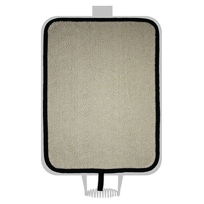 Chef Pad - Rayburn - The Chef Pad Shop - Black and Cream Towelling Hob Cover For Use With Rayburn 400 Range Cooker
