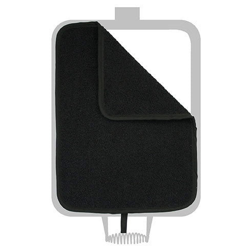 Chef Pad - Rayburn - The Chef Pad Shop - All Black Toweling Hob Cover For Use With Rayburn 400 Range Cooker