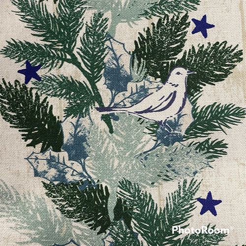 Tea Towel - Crisp and Dene - Crisp & Dene Christmas Stripe Wreath Tea Towel