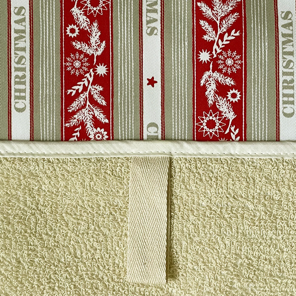 Chef Pad - Everhot - Crisp and Dene - Everhot 90i Hob Cover (32.5 cm) - Crisp & Dene - Christmas Stripes