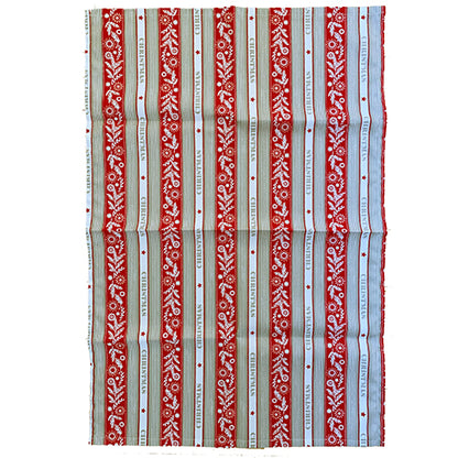 Tea Towel - Crisp and Dene - Crisp & Dene Christmas Stripe Tea Towel