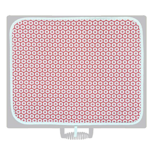 Chef Pad - Everhot - Crisp and Dene - Crisp & Dene Coral Dot Everhot Hob Cover (Large 58.5 cm)