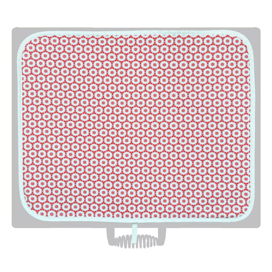 Chef Pad - Everhot - Crisp and Dene - Crisp & Dene Coral Dot Everhot Hob Cover (Medium 53.5 cm)