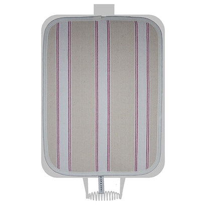 Chef Pad - Rayburn - Crisp and Dene - Pink Utility Stripe Hob Cover For Use With Rayburn Range Cooker