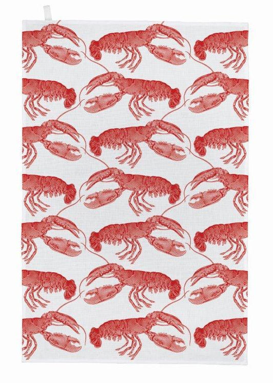 Tea Towel - Thornback & Peel - Thornback & Peel - Tea Towel - Red Lobster