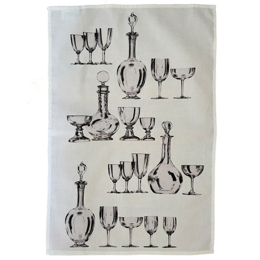 Tea Towel - Deborah Bowness - Deborah Bowness Glass Cloth Tea Towel - "Plain Glass"