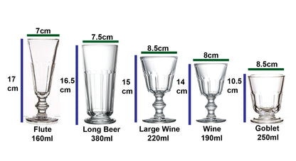 Glasses - La Rochère - La Rochère - Perigord Stemmed Flute Glass 160ml