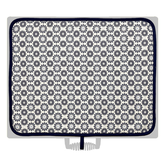 Crisp & Dene Blue Mosaic Everhot Hob Cover (Medium 53.5 cm)