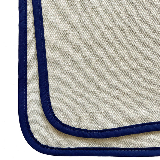 Oven Cloth - Crisp and Dene - Utility Oven Cloth With Navy Binding