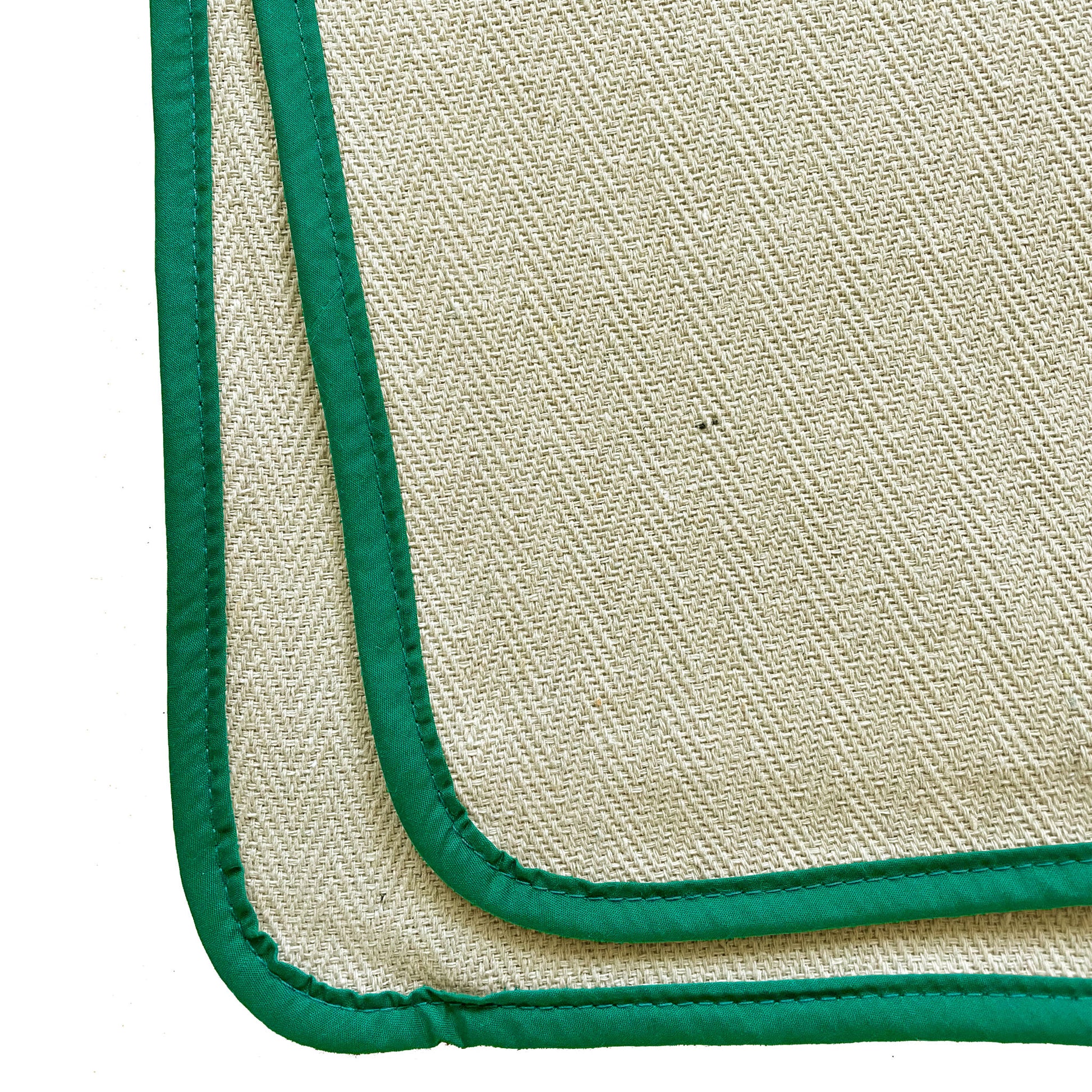 Oven Cloth - Crisp and Dene - Utility Oven Cloth With Racing Green Binding