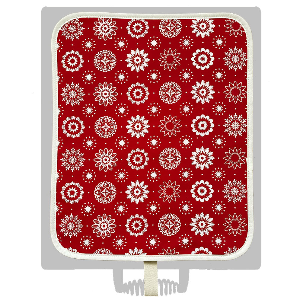 Chef Pad - Everhot - Crisp and Dene - Everhot Hob Cover (xx-Small 28.5 cm) - Crisp & Dene - Christmas Snowflake