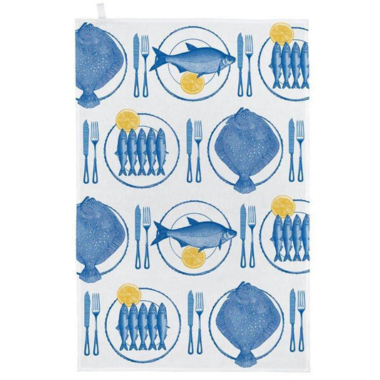 Tea Towel - Thornback & Peel - Thornback & Peel - Tea Towel - Fish Supper